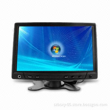7-inch VGA Touch Screen PC Monitor with 50,000-hour Backlight Lifespan and D-sub Plug